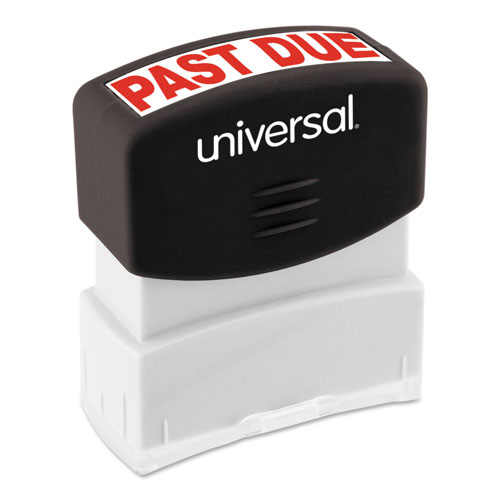 Universal Message Stamp, PAST DUE, Pre-Inked One-Color, Red