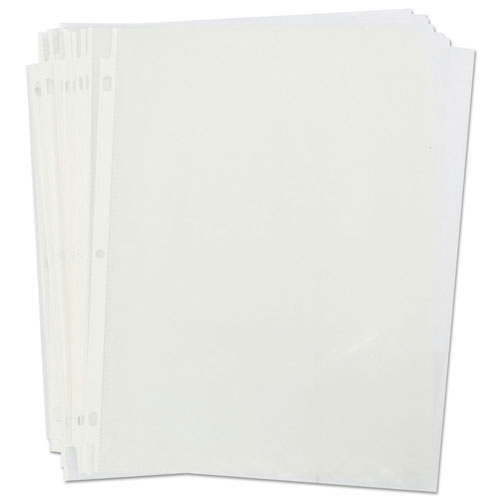 Universal Top-Load Poly Sheet Protectors, Nonglare, Economy, Letter, 200/Box