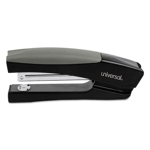 Universal Stand-Up Full Strip Stapler, 20-Sheet Capacity, Black/Gray
