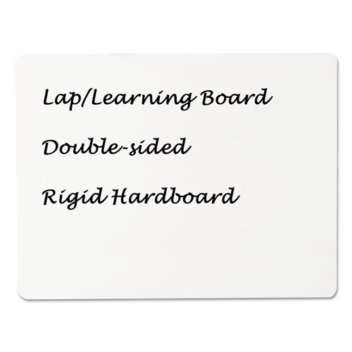 Universal Lap/Learning Dry-Erase Board, Unruled, 11.75 x 8.75, White Surface, 6/Pack