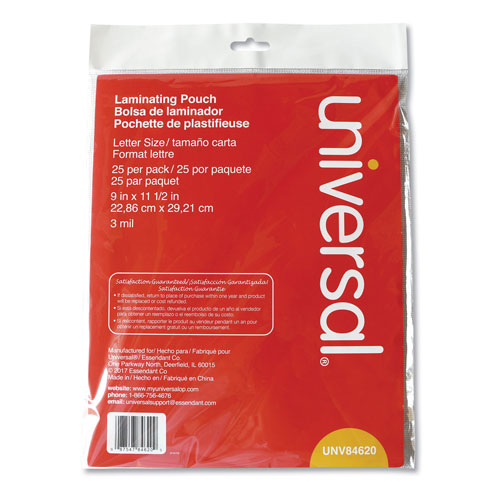 Universal Laminating Pouches, 3 mil, 9