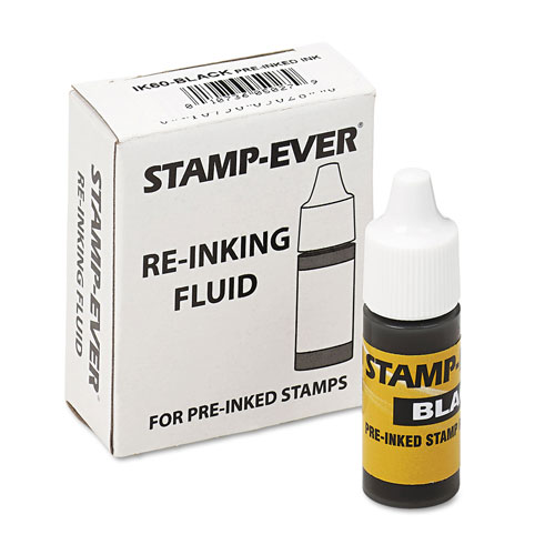 U.S. Stamp & Sign Refill Ink for Clik! & Universal Stamps, 7ml-Bottle, Black