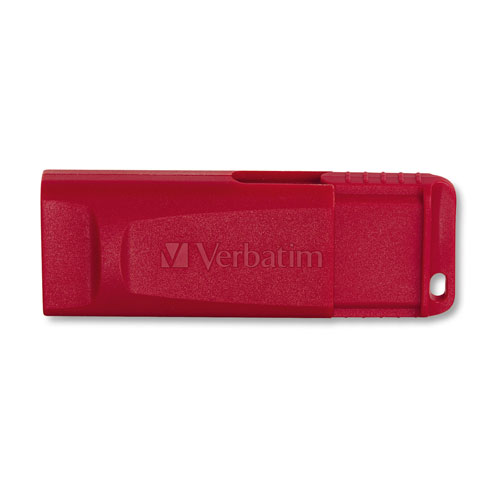 Verbatim Store 'n' Go USB Flash Drive, 8 GB, Red