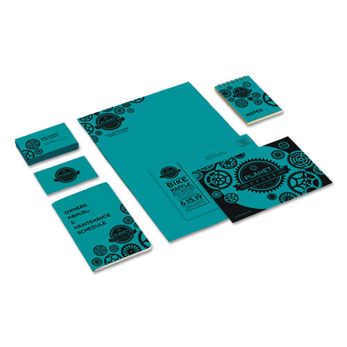 Astrobrights Color Cardstock, 65 lb, 8.5 x 11, Terrestrial Teal, 250/Pack
