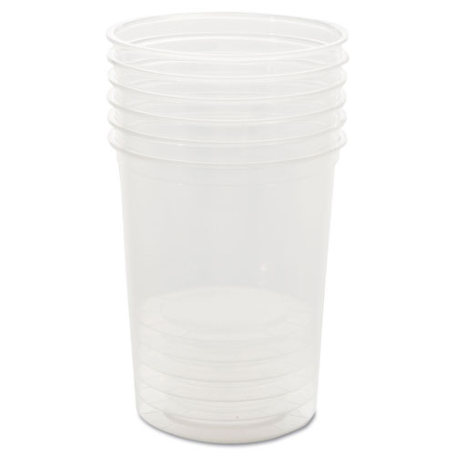 WNA Comet Deli Containers, Clear, 32oz, 25/Pack, 20 Packs/Carton