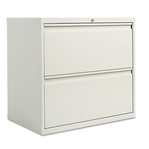 Alera Lateral File, 2 Legal/Letter-Size File Drawers, Light Gray, 30" x 18" x 28"