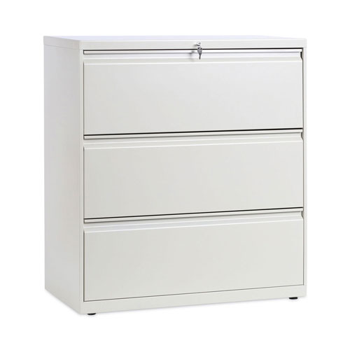 Alera Lateral File, 3 Legal/Letter/A4/A5-Size File Drawers, Putty, 36" x 18" x 39.5"