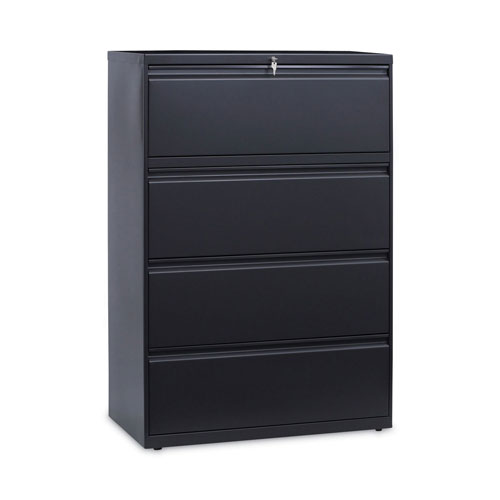 Alera Lateral File, 4 Legal/Letter/A4/A5-Size File Drawers, Charcoal, 36" x 18" x 52.5"