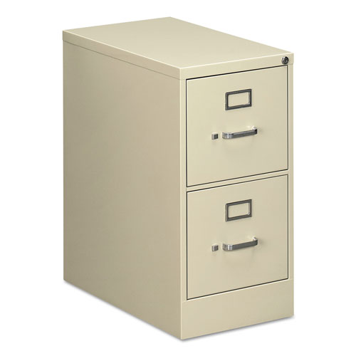 Alera Two-Drawer Economy Vertical File, 2 Letter-Size File Drawers, Putty, 15" x 25" x 29"