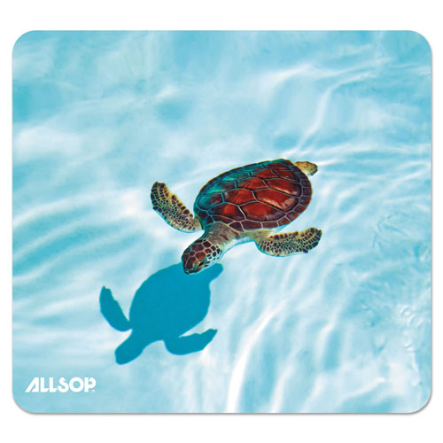 Allsop Naturesmart Mouse Pad, Turtle Design, 8 1/2 x 8 x 1/10