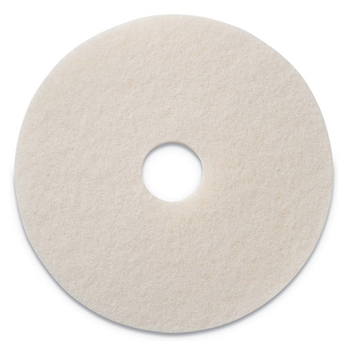 Americo® Polishing Pads, 17" Diameter, White, 5/CT