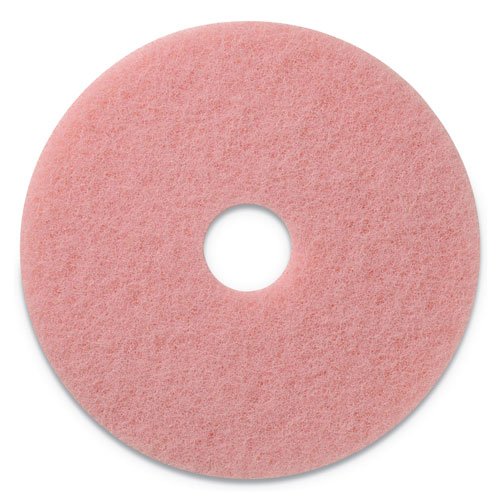 Americo® Remover Burnishing Pads, 27" Diameter, Pink, 2/CT