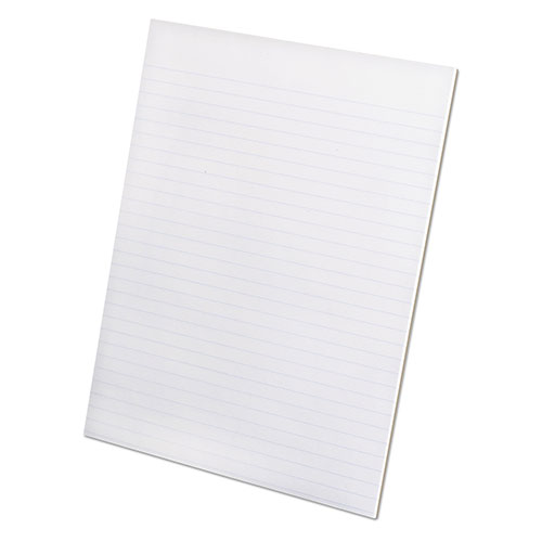 Ampad Recycled Glue Top Pads, Wide/Legal Rule, 50 White 8.5 x 11 Sheets, Dozen