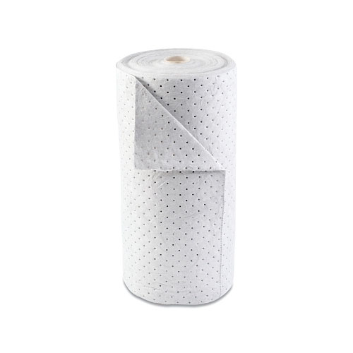 Anchor Oil-Only Sorbent Roll, Heavy-Weight, Absorbs 24 gal, 30 in x 120 ft