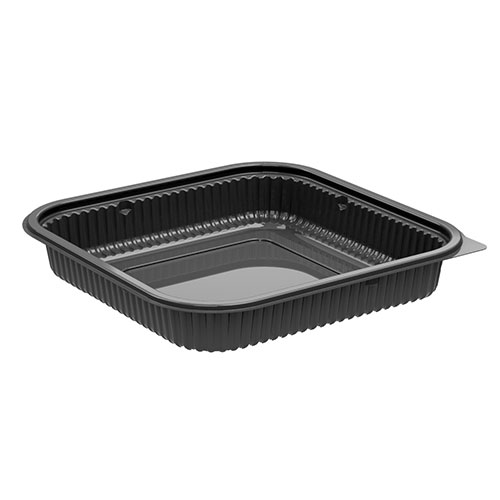 Anchor Packaging 8" Culinary Square, 1 Compartment Base Microwavable Take-Out Container