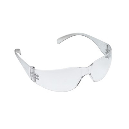 AO Safety Virtua Safety Glasses, Clear Hard Coat Lens, Clear Temple