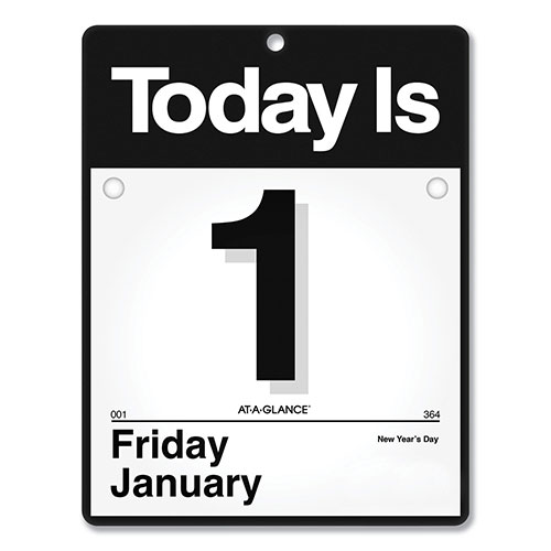 At-A-Glance Today Is Wall Calendar, 9.5 x 12, White Sheets, 12-Month (Jan to Dec): 2023