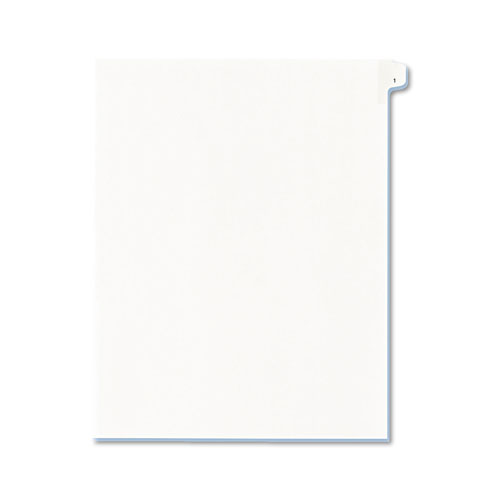 Avery Preprinted Legal Exhibit Side Tab Index Dividers, Allstate Style, 10-Tab, 1, 11 x 8.5, White, 25/Pack