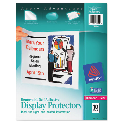 Avery Top-Load Display Sheet Protectors, Letter, 10/Pack