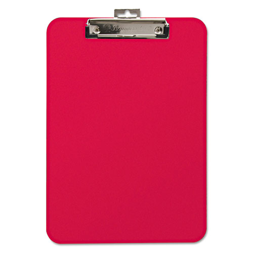 Baumgarten's Unbreakable Recycled Clipboard, 1/4" Capacity, 8 1/2 x 11, Red