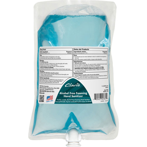 Betco Hand Sanitizer Foam Refill, Fresh Neutral Scent, 33.8 fl oz (1000 mL), Pleasant Scent
