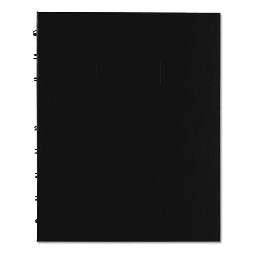 Blueline NotePro Quad Notebook, Data/Lab-Record Format with Narrow and Quadrille Rule Sections, Black Cover, (96) 9.25 x 7.25 Sheets