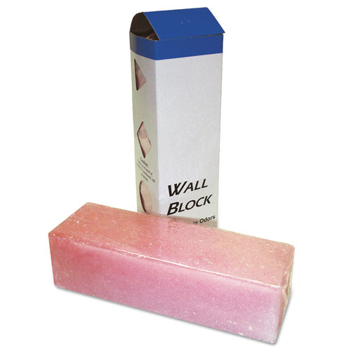 Boardwalk Deodorizing Para Wall Blocks, 2 4 oz, Pink, Cherry, 6/Box