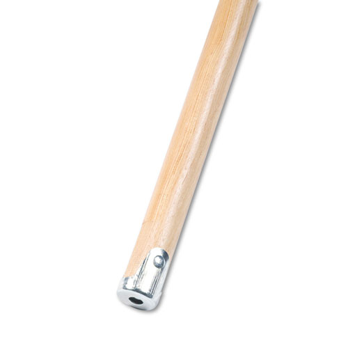 Boardwalk Lie-Flat Screw-In Mop Handle, Lacquered Wood, 1 1/8" dia. x 60"L, Natural