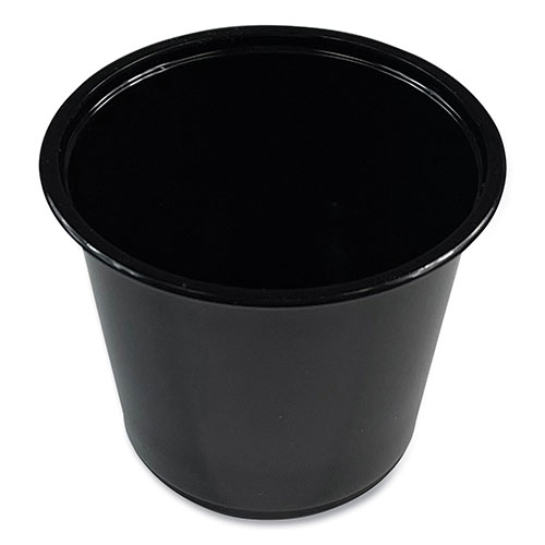 Boardwalk Souffle/Portion Cups, 5.5 oz Polypropylene, Black, 2,500/Carton