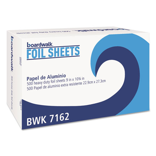 Boardwalk Standard Aluminum Foil Pop-Up Sheets, 9" x 10 3/4", 500/Box