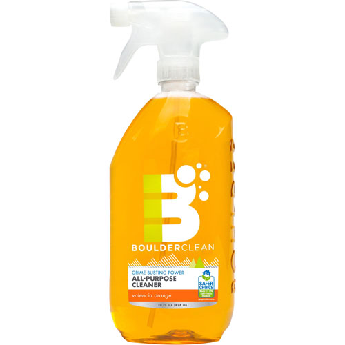 Boulder Clean All-Purpose Cleaner - Spray - 28 fl oz (0.9 quart) - Valencia Orange Scent - 1 Each - Orange