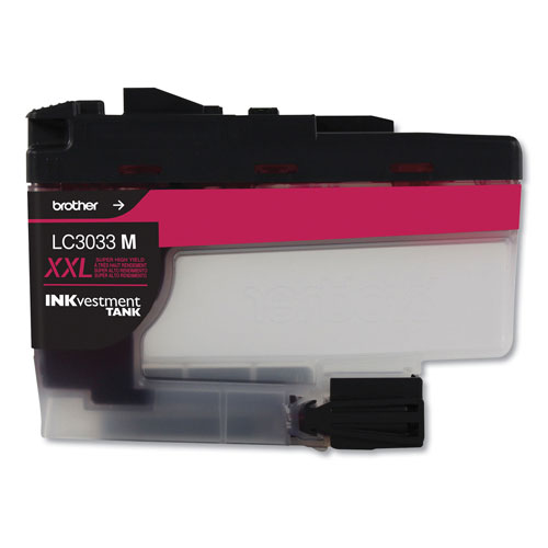 Brother LC3033M INKvestment Super High-Yield Ink, 1500 Page-Yield, Magenta