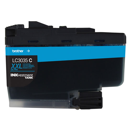 Brother LC3035C INKvestment Ultra High-Yield Ink, 5000 Page-Yield, Cyan