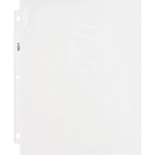 Business Source Top Loading Sheet Protector, Clear