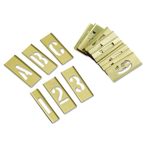 C.H. Hanson 45-Piece Combination Letter and Number Stamp Set