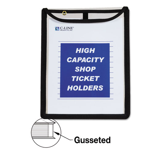 C-Line High Capacity, Shop Ticket Holders, Stitched, 150 Sheets, 9 x 12 x 1, 15/Box