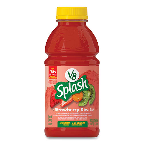 Campbell's® Splash, Strawberry Kiwi, 16 oz Bottle, 12/Carton