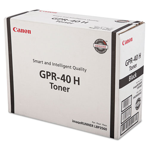 Canon 3482B005AA (GPR-40) Toner, 12500 Page-Yield, Black