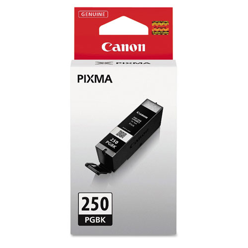Canon 6497B001 (PGI-250) ChromaLife100+ Ink, 300 Page-Yield, Black