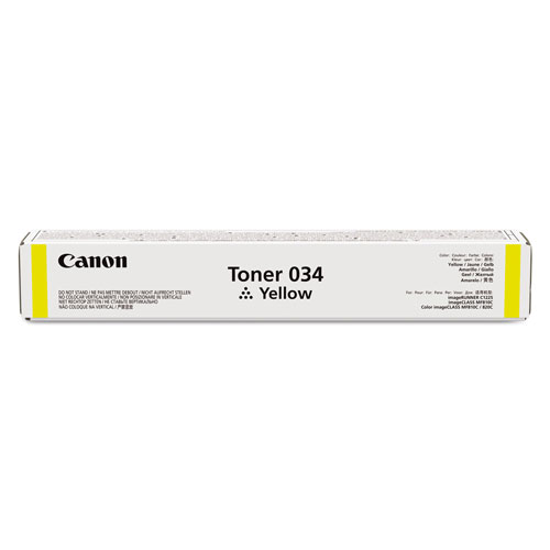 Canon 9451B001 (034) Toner, 7300 Page-Yield, Yellow
