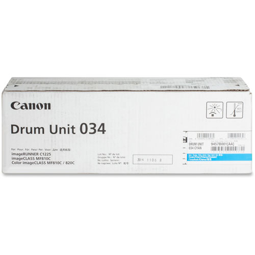 Canon Drum Unit, f/MF810CDN/820CDN, 34, 000 Page Yield, CN