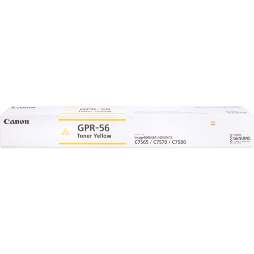 Canon GPR-56 Toner Bottle Cartridge, Laser, Yellow, 66500 Pages