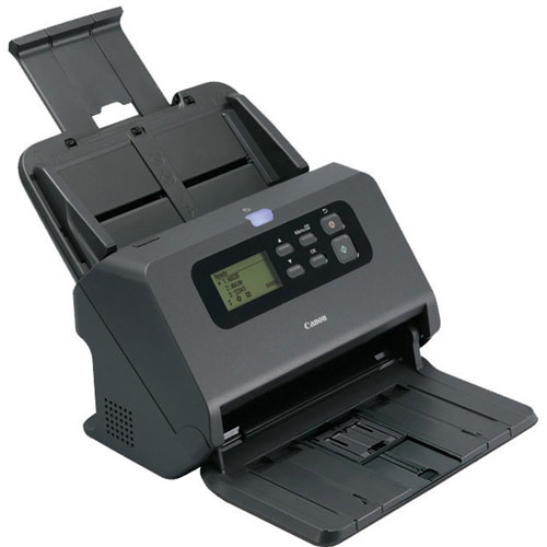 Canon Office Document Scanner, 600 dpi, 80-Sheet Capacity, Black