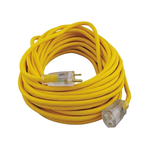 CCI Polar/Solar® Extension Cord, 50 ft, 1 Outlet, Yellow