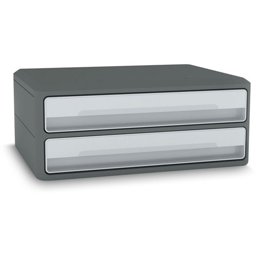CEP MoovUp Module - 2 Drawer(s) - 5.4", x 14.6" Width10.8", Write-on, Stackable, Sliding Drawer - Plastic - 1 Carton