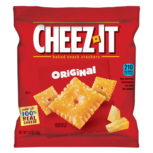 Cheez-It® Cheez-It Crackers, 1.5 oz Single-Serving Snack Pack, 8/Box