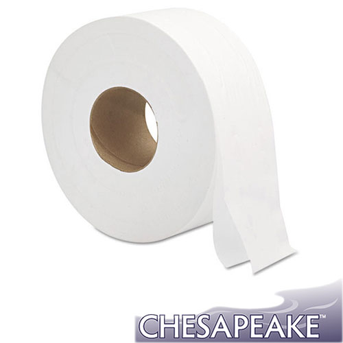Chesapeake 2ply Jumbo Roll Bath Tissue, 1000'/Roll