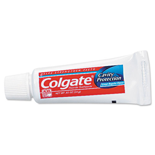 Colgate Palmolive Toothpaste, Personal Size, .85oz Tube, Unboxed, 240/Carton