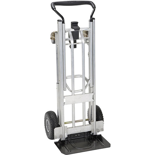 Cosco 4-in-1 Folding Series Hand Truck, 1000 lb Capacity, 4 Casters, x 18.7" Width x 19.7" Depth x 48.3" Height, Black