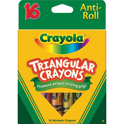 Crayola Assorted Triangular Crayons